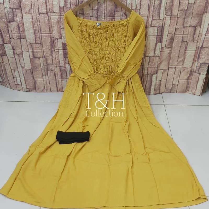 Elastic Belt Frock