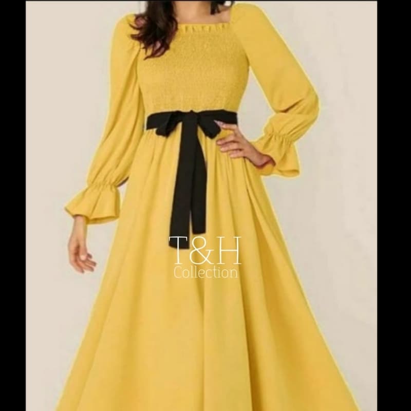 Elastic Belt Frock