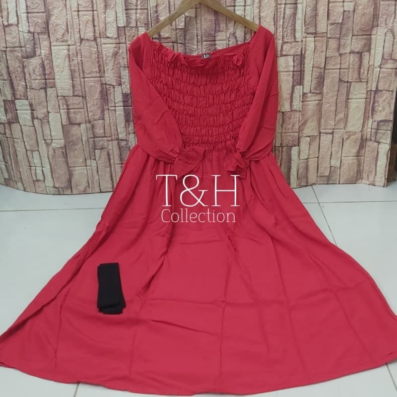Elastic Belt Frock